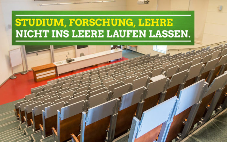 Krisenfeste Hochschulpolitik für Studium, Forschung, Lehre